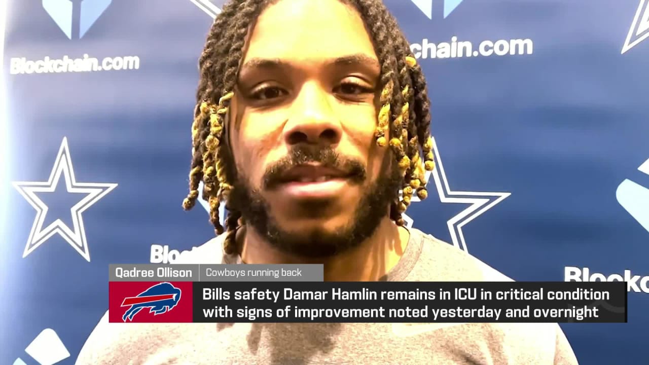 Dallas Cowboys running back Qadree Ollison: Damar Hamlin 'inspires so many  people in Pittsburgh