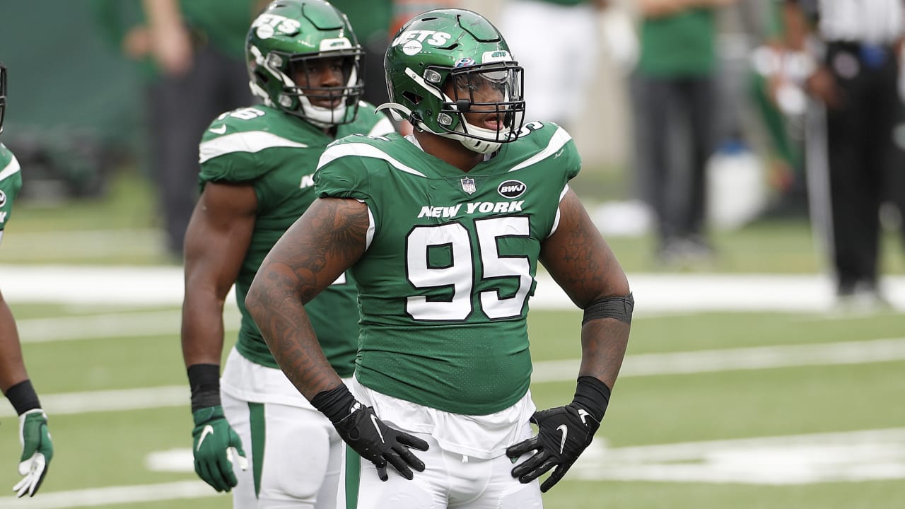 New York Jets defensive tackle Quinnen Williams (95) in action