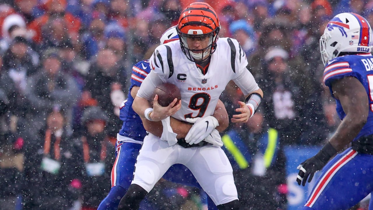 Cincinnati Bengals quarterback Joe Burrow vs. Buffalo Bills