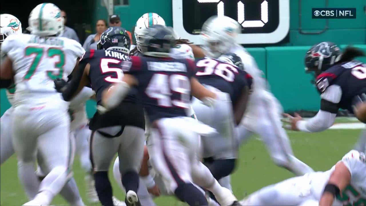 WATCH: Falcons defense sacks Dolphins QB Skylar Thompson