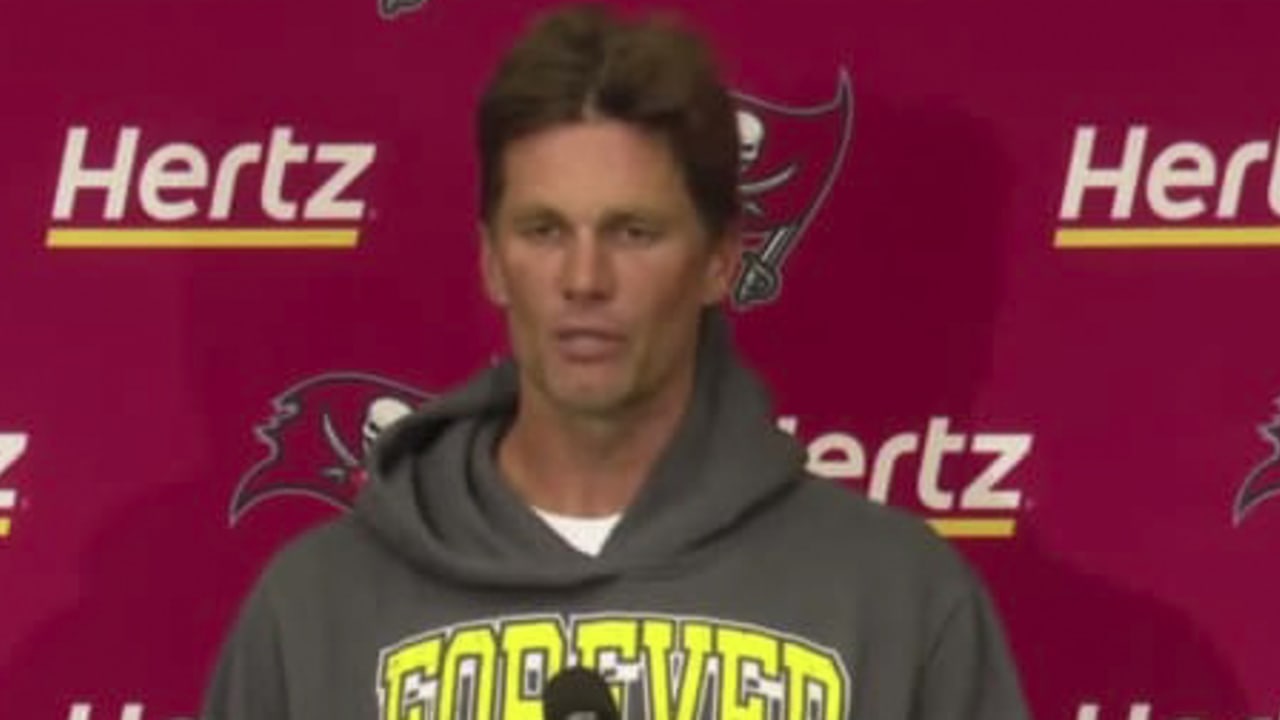 'GMFB' reacts to Tampa Bay Buccaneers quarterback Tom Brady's press