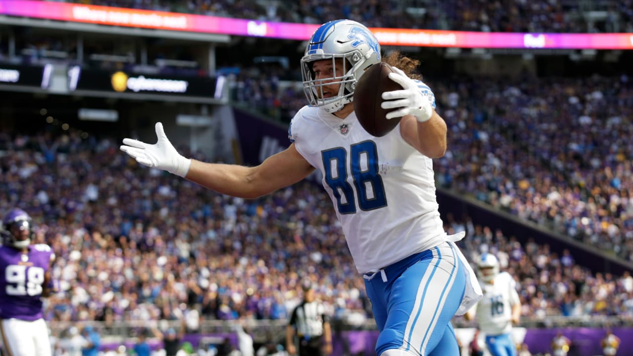 Detroit Lions look to get TE T.J. Hockenson back stuffing box scores after  quiet outing 