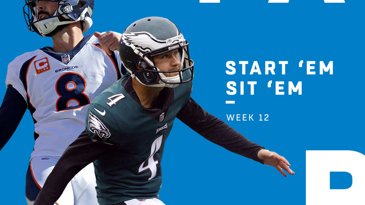 Start em sit em week 12 discount