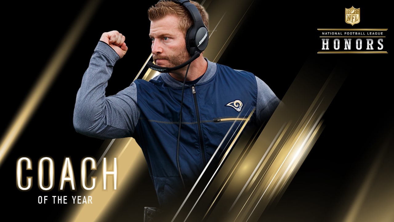 Rams' Sean McVay named NFL Coach of the Year