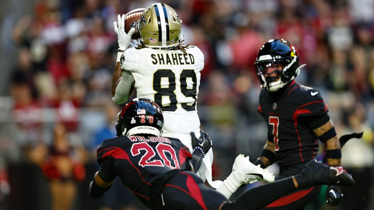 Saints rookie Rashid Shaheed scores 44-yard touchdown run vs. Bengals