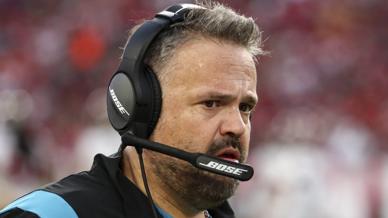 Panthers fire head coach Matt Rhule after 1-4 start to season