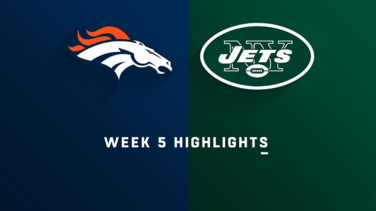 Broncos vs. Jets highlights Week 5