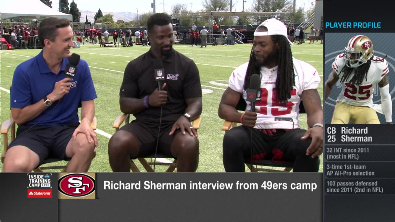 Richard Sherman is latest 49er to go down with injury at training camp