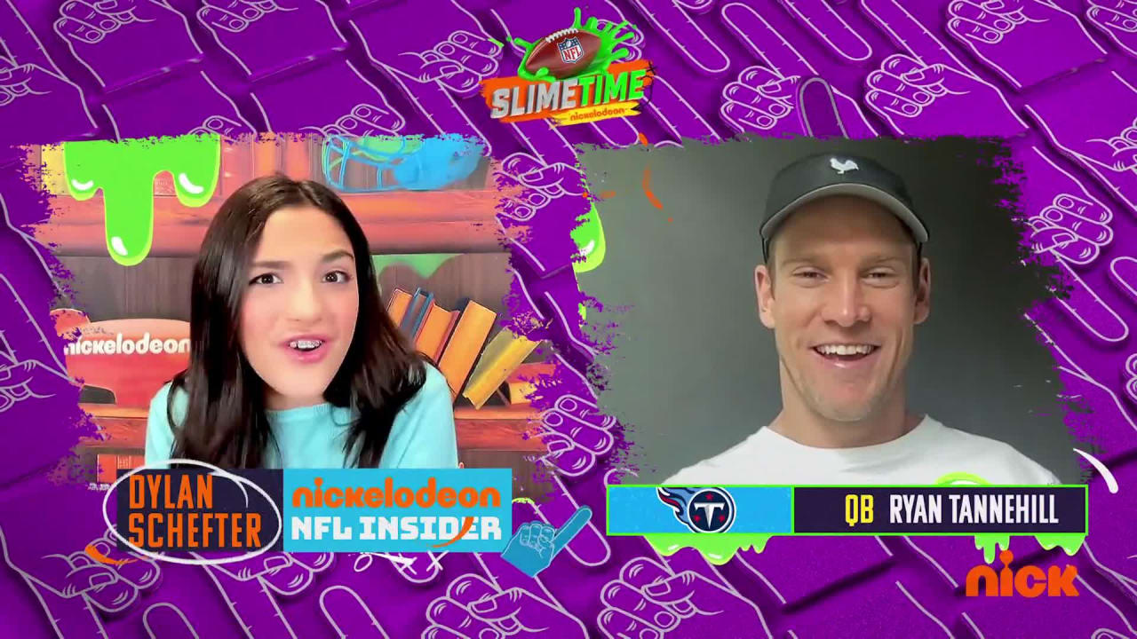 Nickelodeon NFL Slimetime: Ryan Tannehill with Dylan Schefter, Ryan  Tannehill shares the secret behind his TD celebration dance with  Nickelodeon NFL Insider Dylan Schefter #NFLSlimetime, By Tennessee Titans