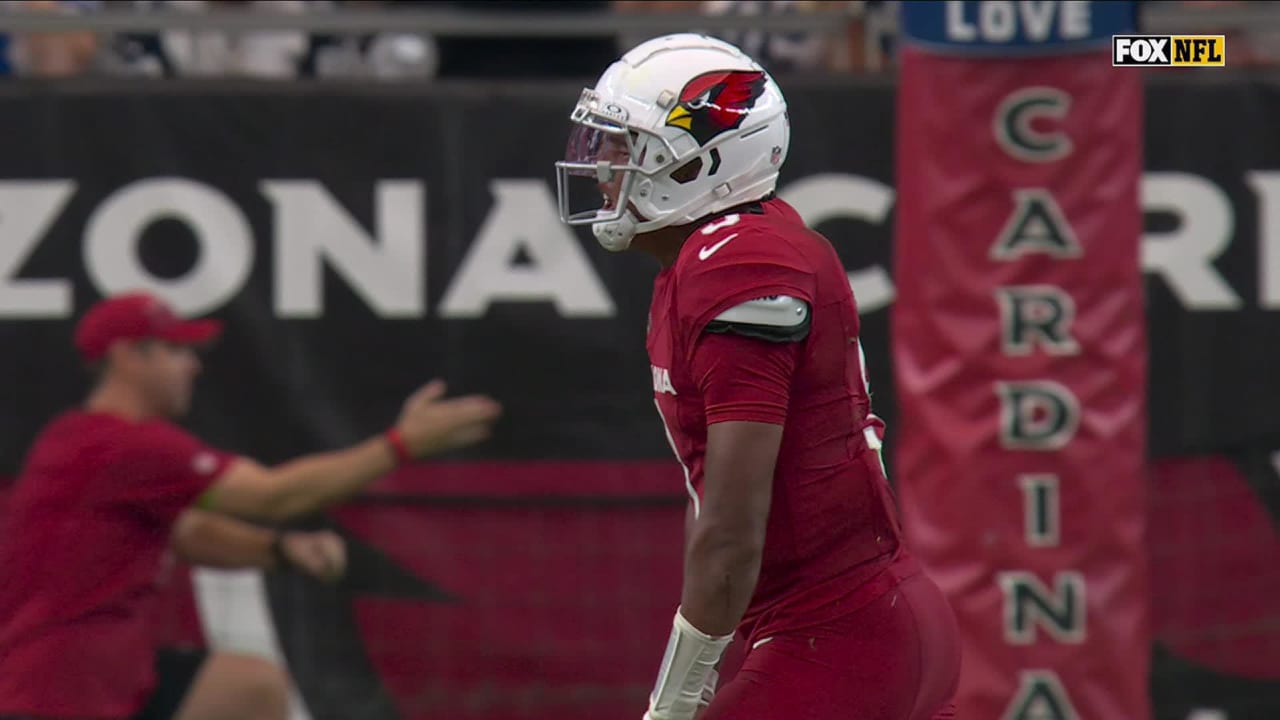 Arizona Cardinals quarterback Joshua Dobbs finds wide receiver Hollywood  Brown in the end zone for 2-yard TD