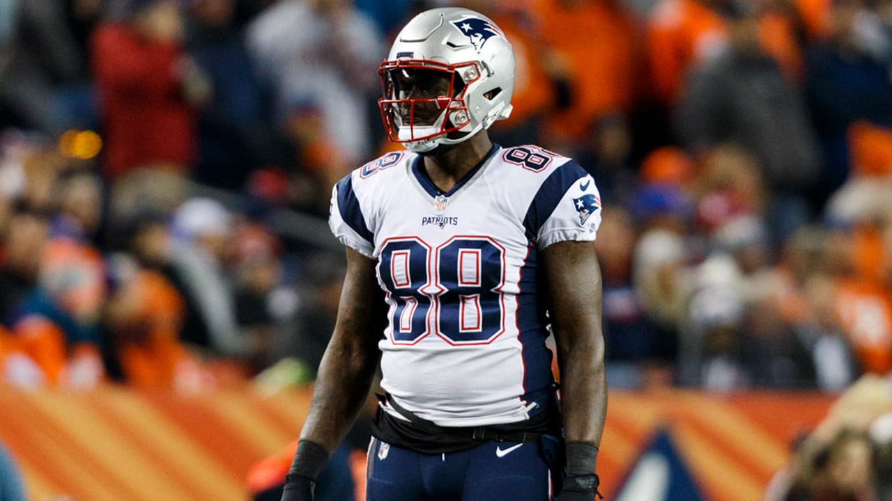 Martellus Bennett at Patriots Practice After Packers Cut Him for Injury