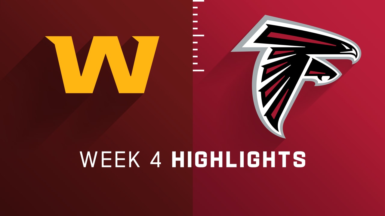Washington Football Team vs. Atlanta Falcons highlights Week 4