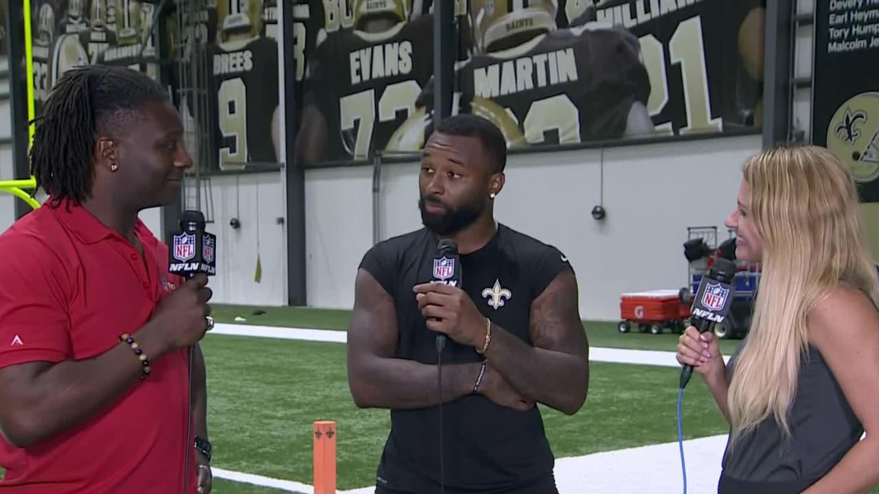 New Orleans Saints wide receiver Jarvis Landry discusses what's stood out  to him since joining Saints