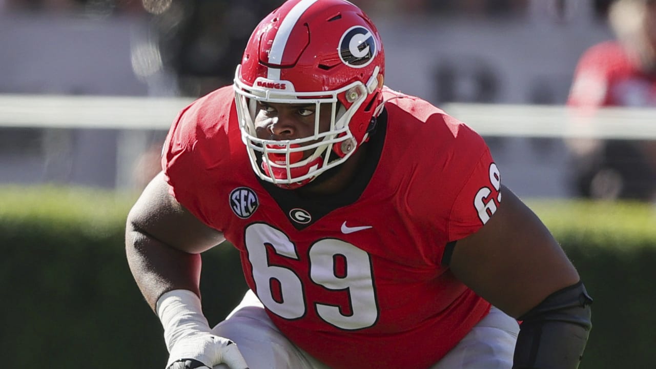 Los Angeles Chargers select Georgia Bulldogs offensive lineman Jamaree ...