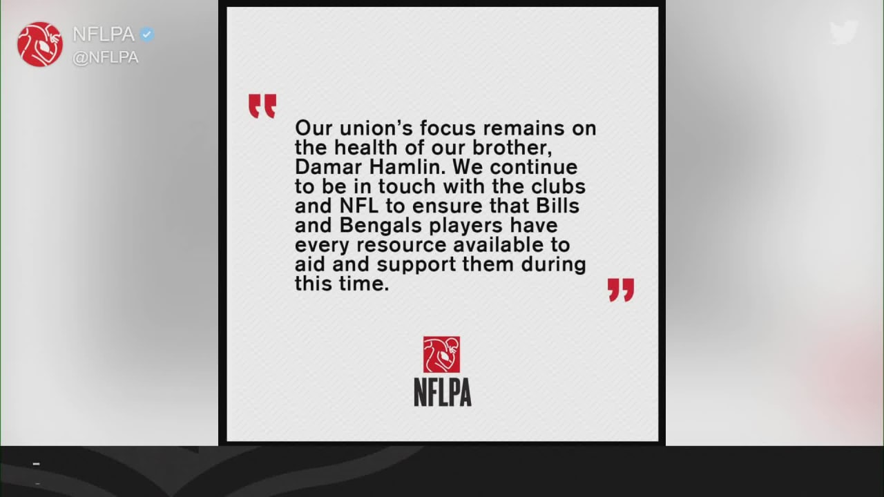 NFLPA releases statement regarding Damar Hamlin