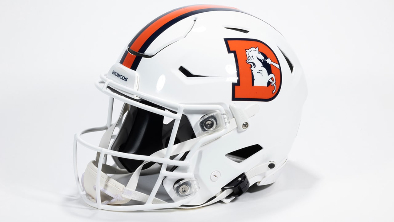 Denver Broncos reveal all-white 'snowcapped' alternate helmet