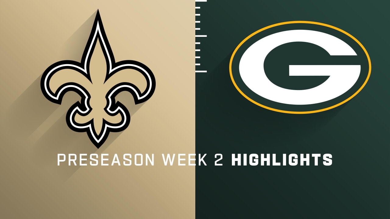 Green Bay Packers vs. New Orleans Saints NFL preseason game photos