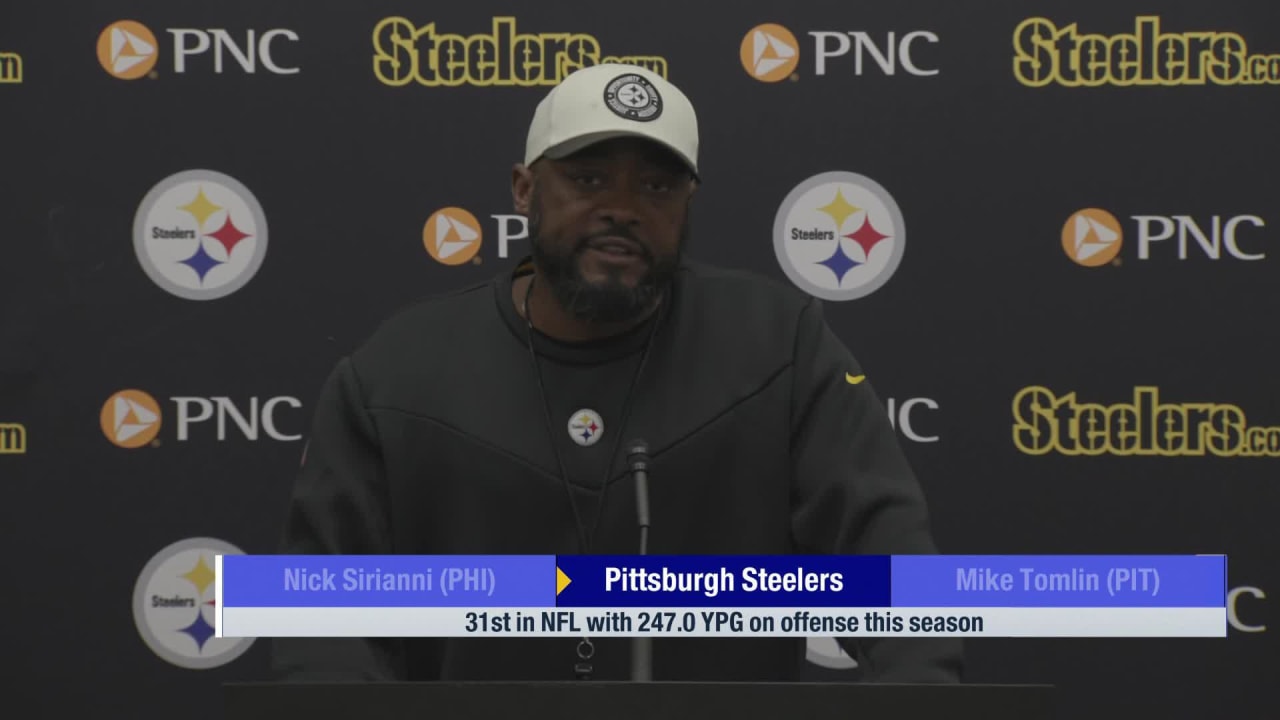 Head coach Mike Tomlin on Pittsburgh Steelers offense: 'We have to get our  mojo back'