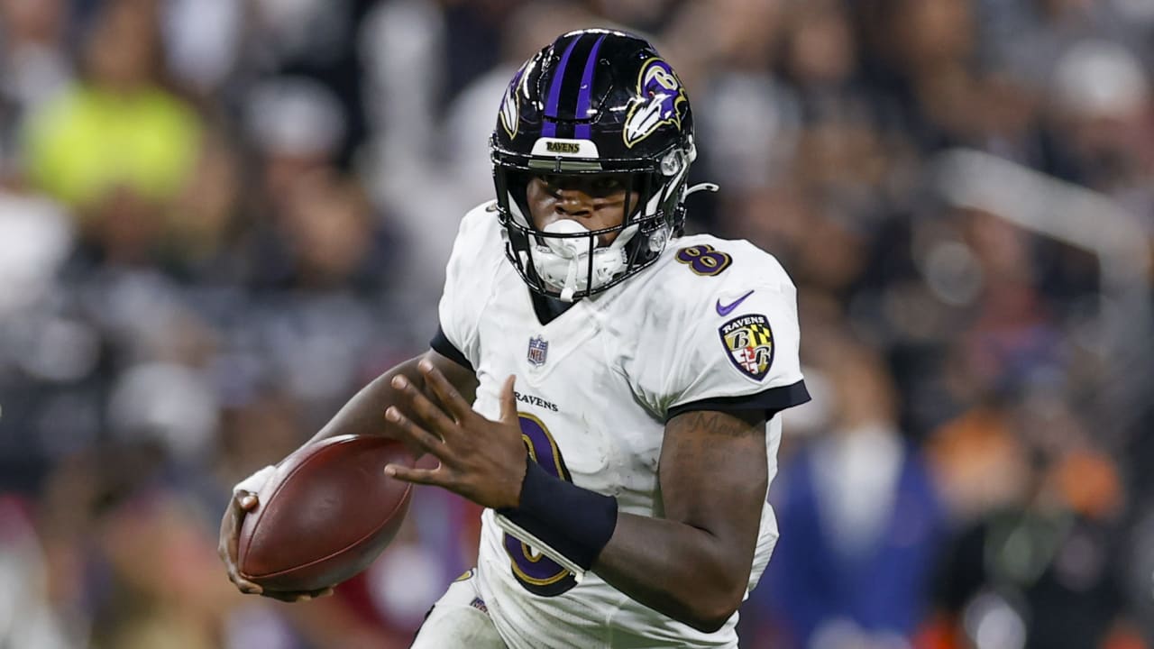 Baltimore Ravens quarterback Lamar Jackson makes Las Vegas Raiders ...