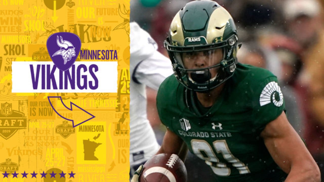 Minnesota Vikings select Colorado State wide receiver Olabisi Johnson No.  247 in the 2019 NFL Draft