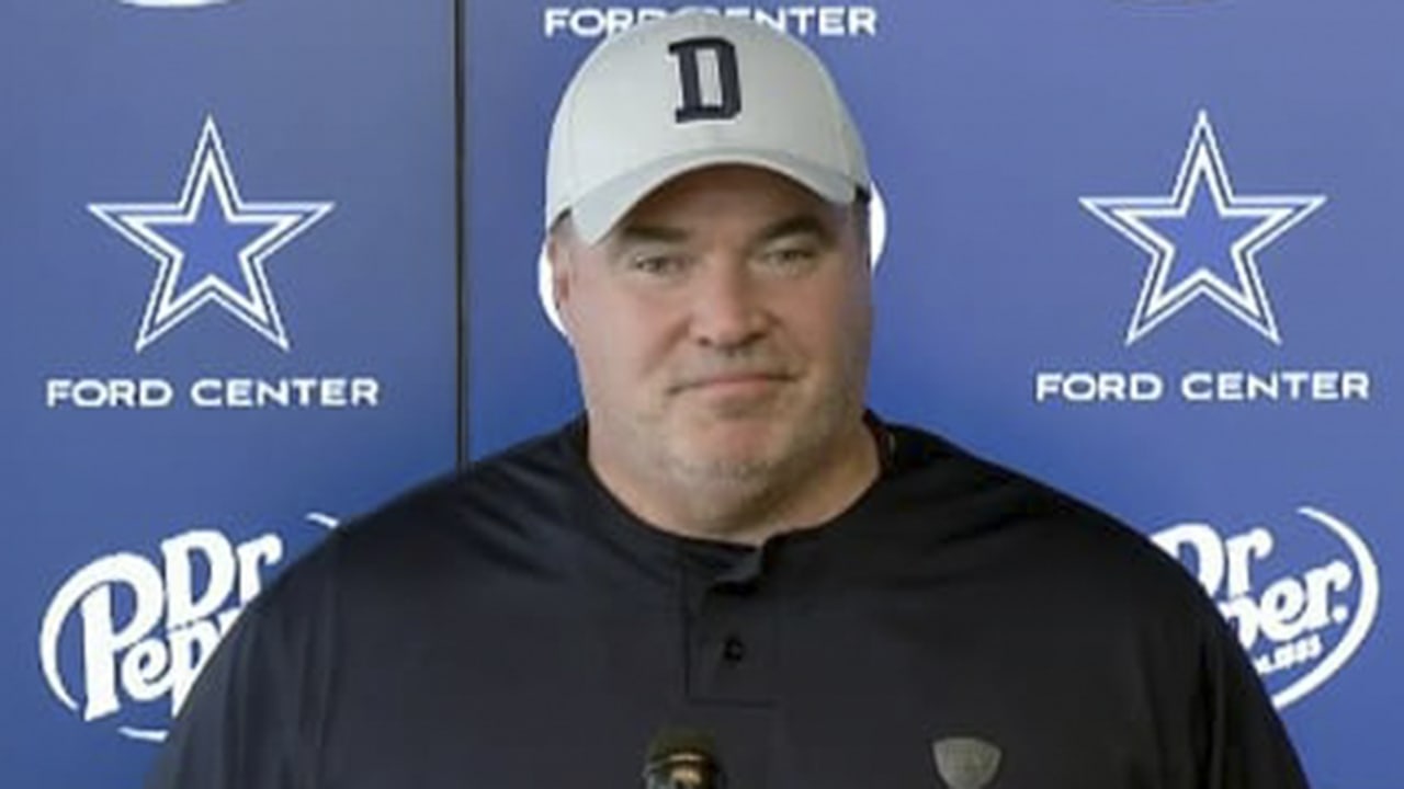 Dallas Cowboys Head Coach McCarthy On Los Angeles Rams Being Favored Vs ...