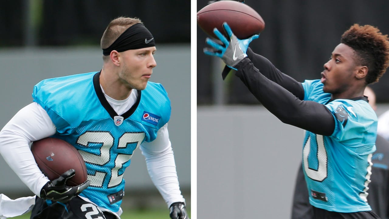 Christian Mccaffrey Dual Jersey Elite Coverage Carolina Panthers