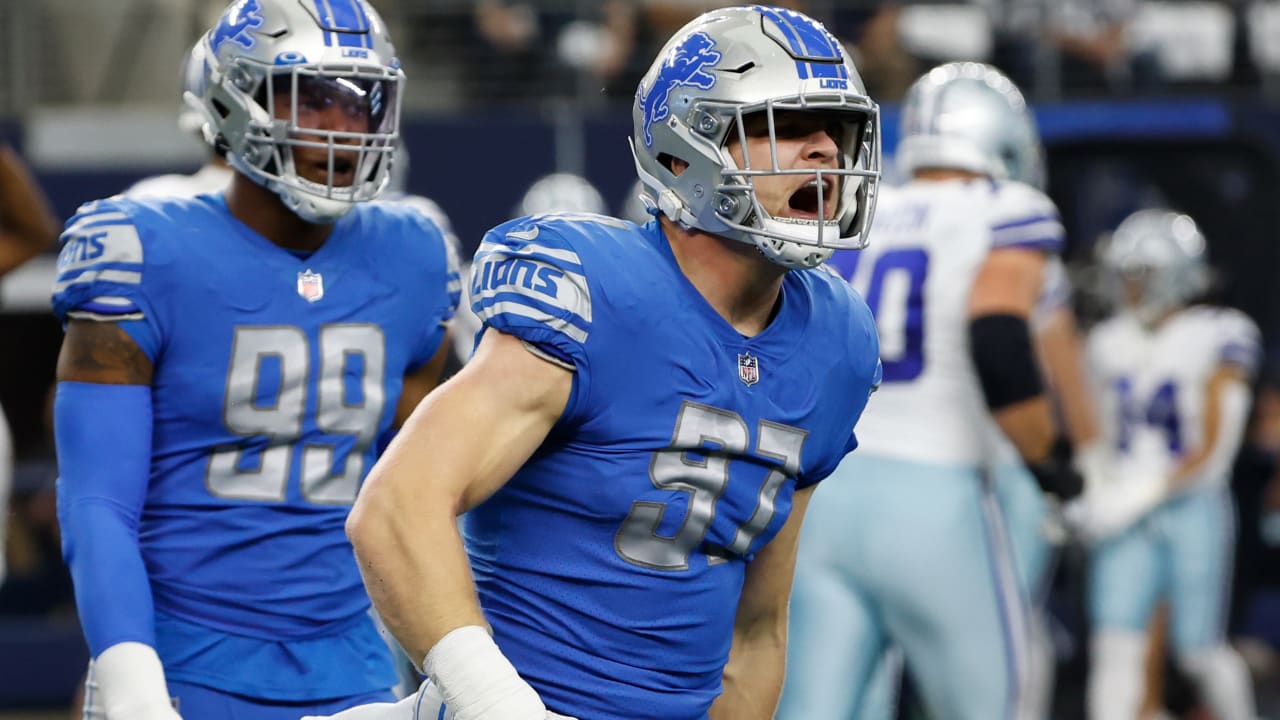 Detroit Lions defensive end Aidan Hutchinson's best plays vs. Dallas Cowboys