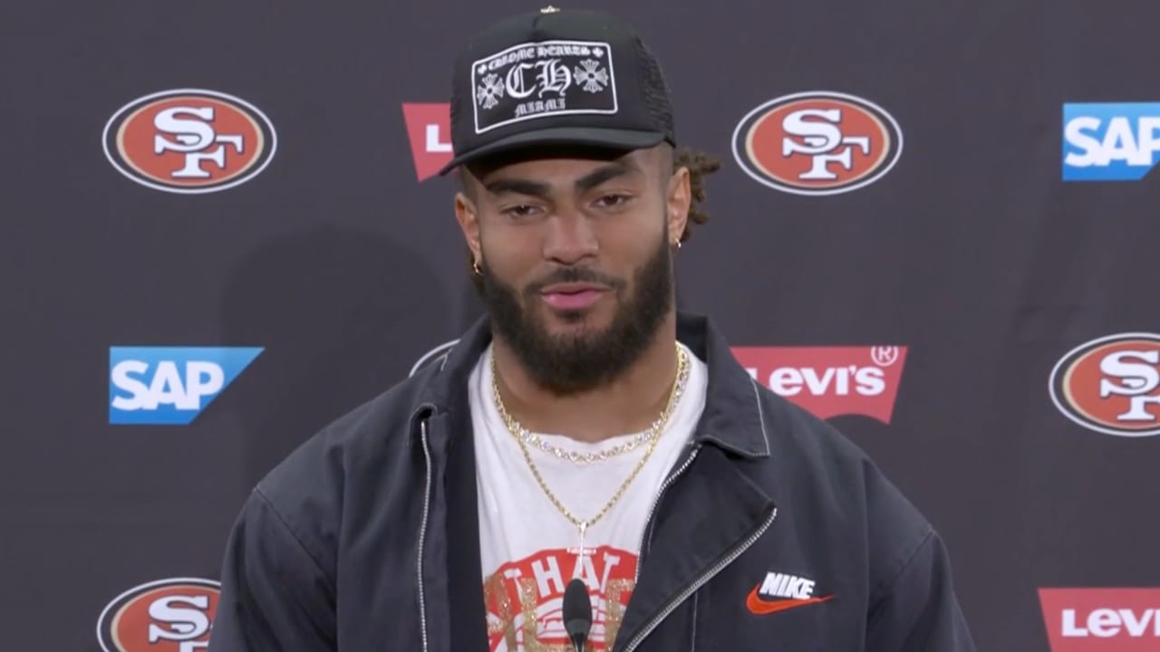 San. Francisco 49ers linebacker Fred Warner: quarterback Brock Purdy ...