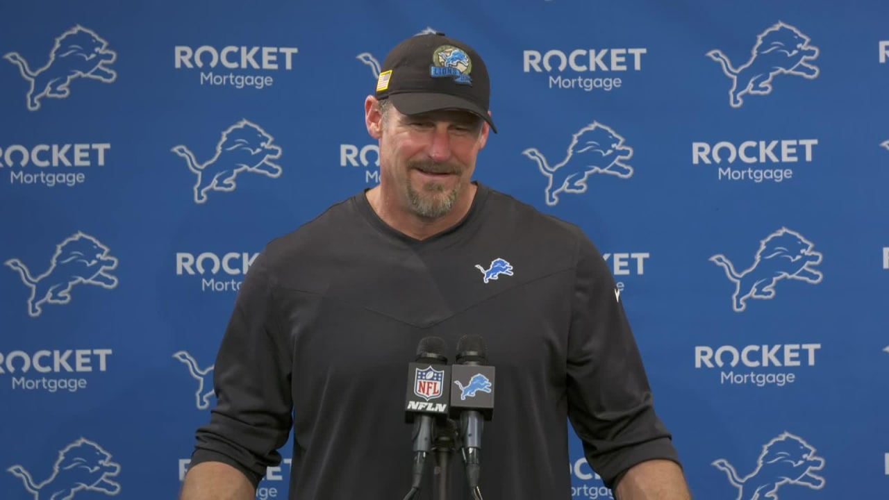 Detroit Lions Head Coach Dan Campbell postgame press conference