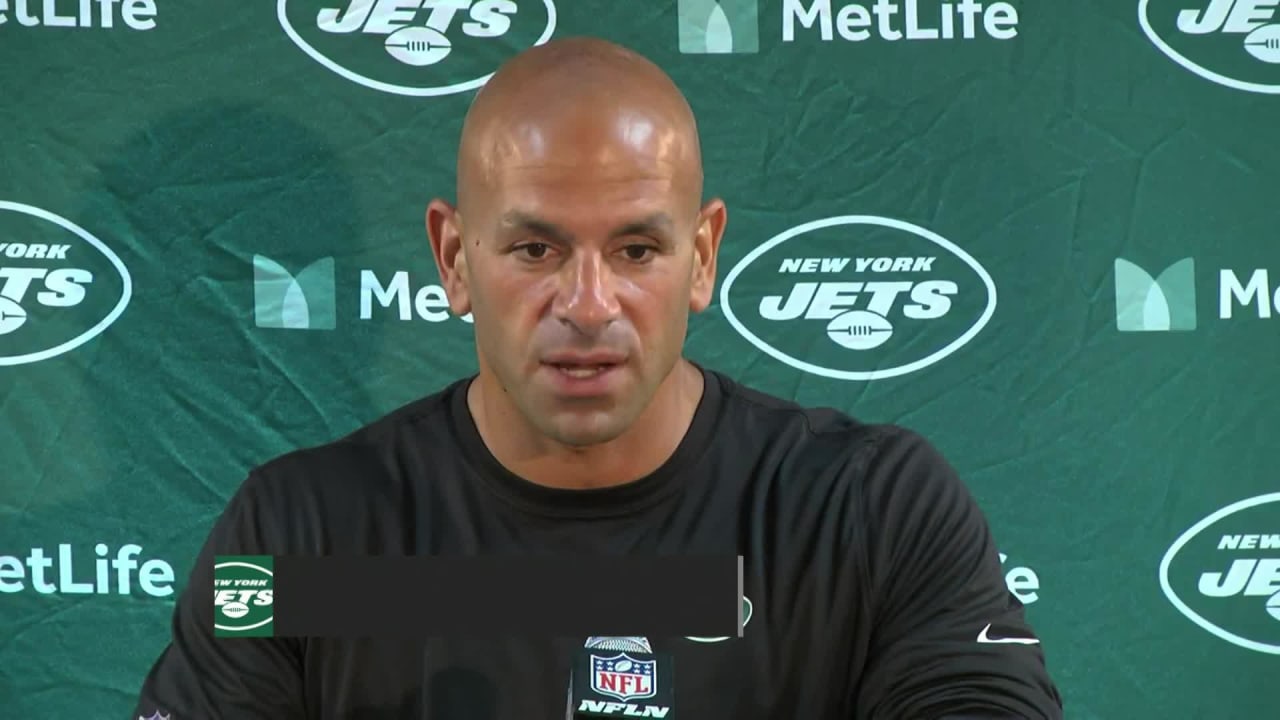 New York Jets head coach Robert Saleh praises Jets rookie wide receiver