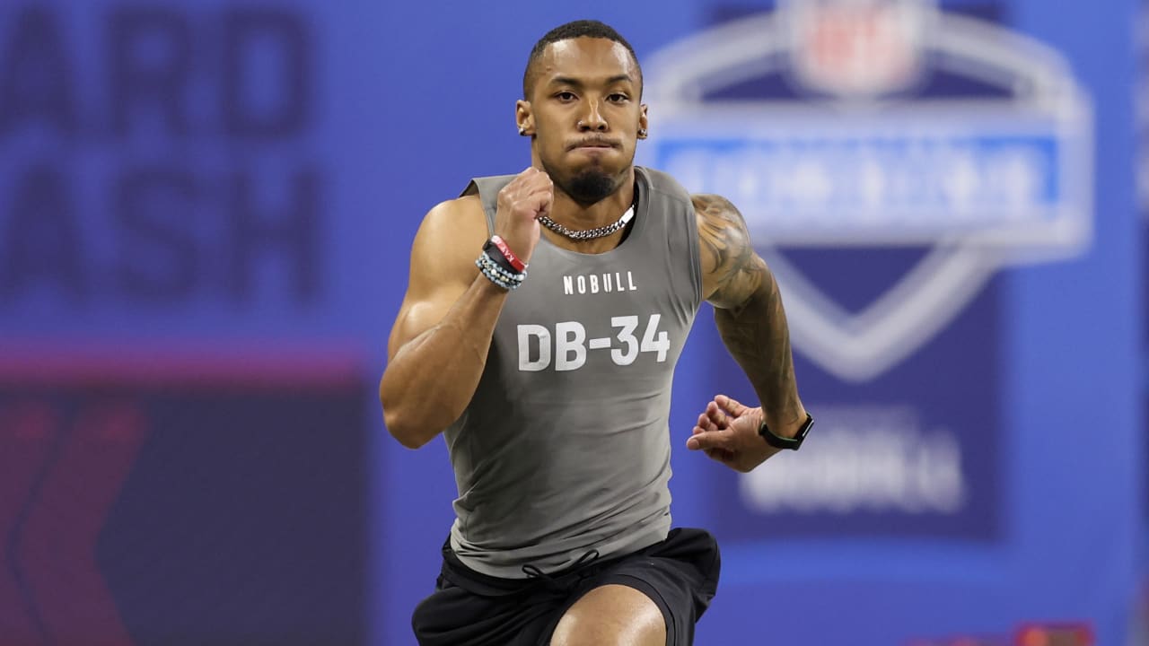 Kalon Barnes runs second-fastest 40-yard dash in NFL scouting combine  history; Tariq Woolen ties for fourth-fastest time ever - ESPN