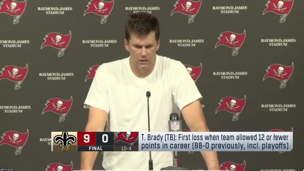 Frustrated Tom Brady leaves press conference after Buccaneers lose to WFT