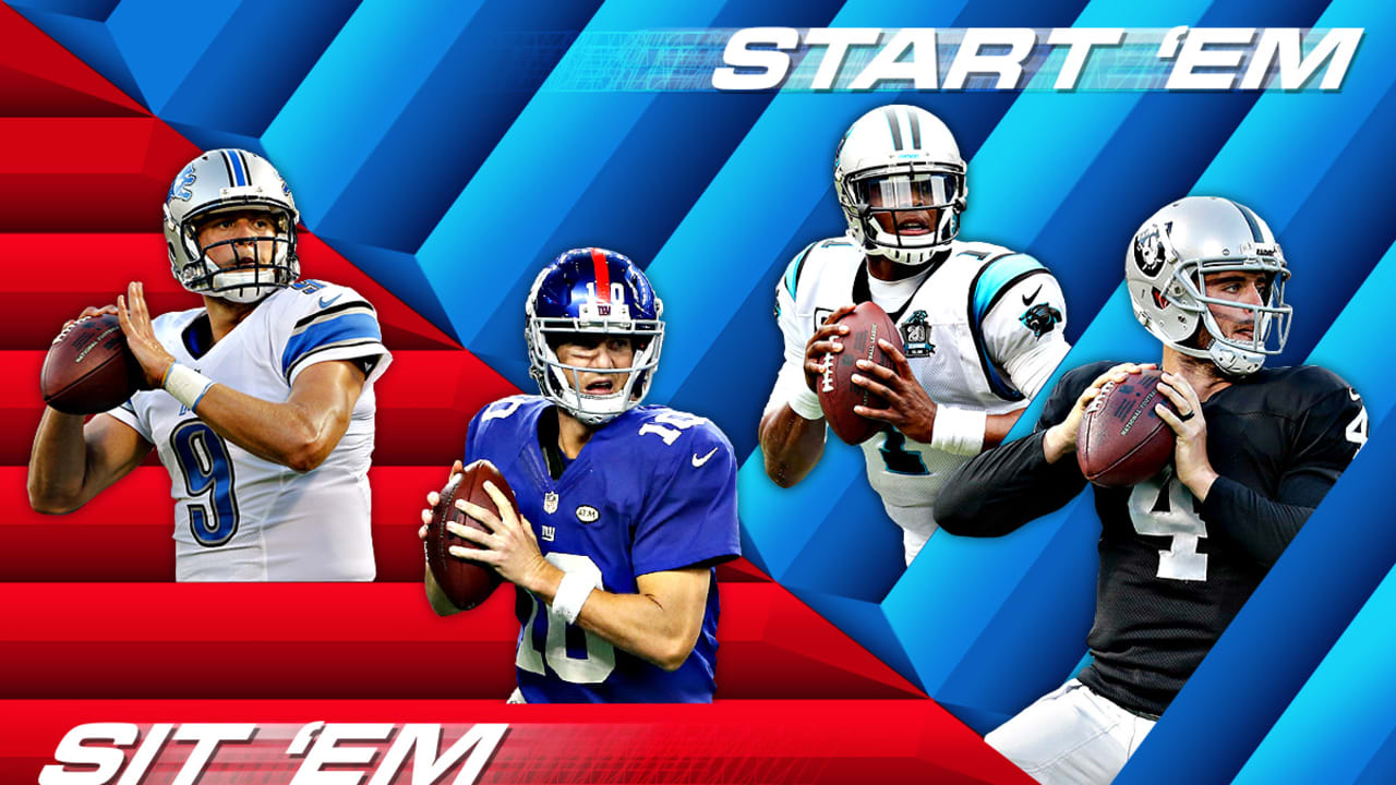 Start 'Em, Sit 'Em Week 4 Quarterbacks