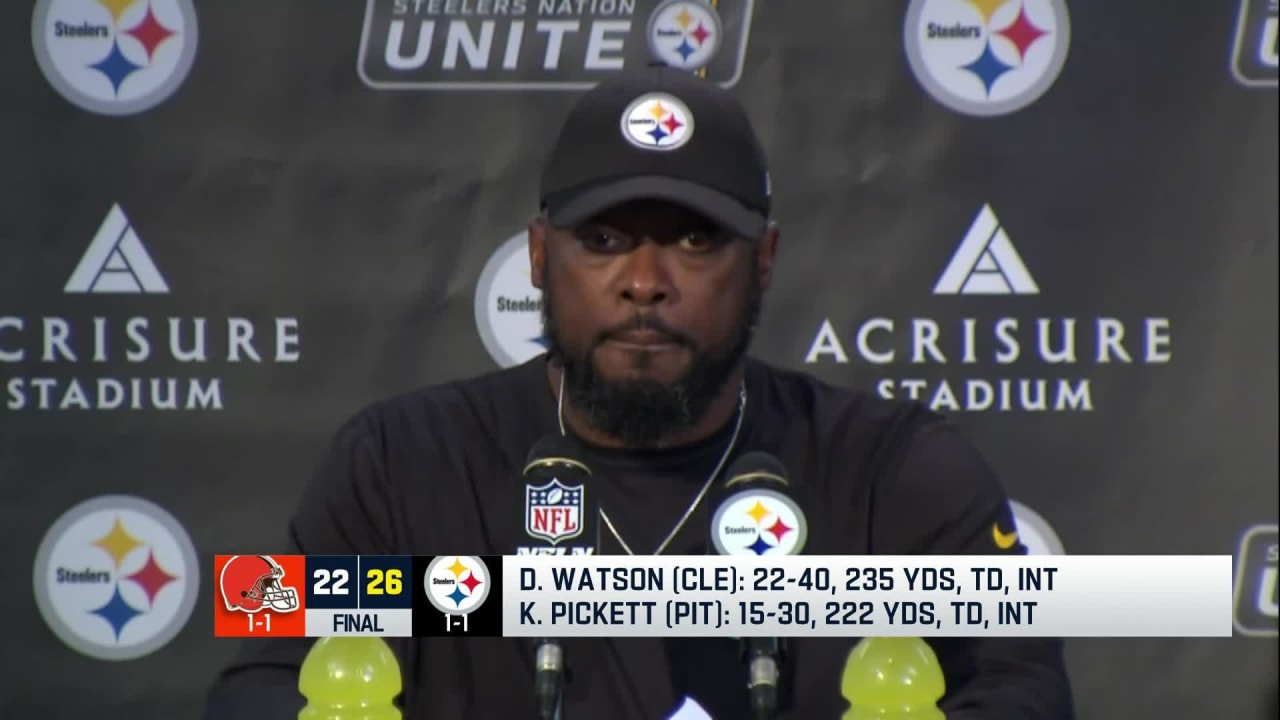 Pittsburgh Steelers on X: Coach Tomlin addresses the media following our  win over the Raiders.  / X