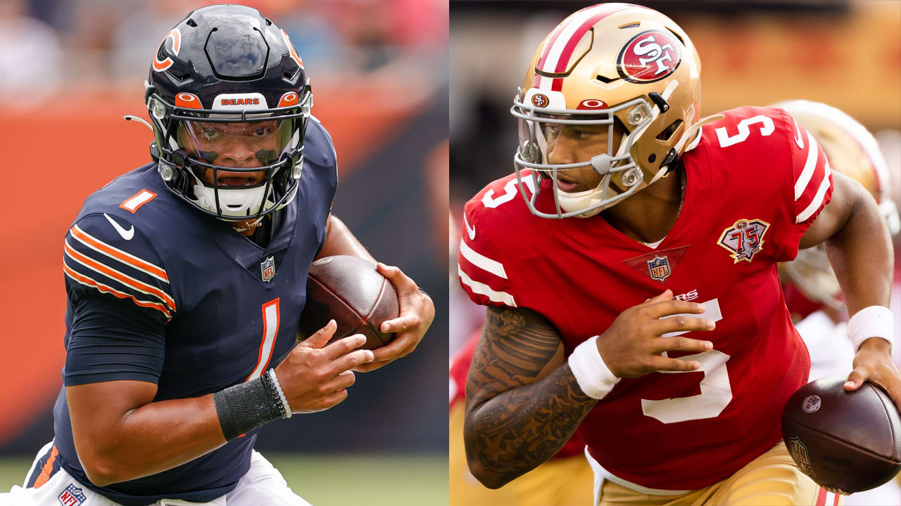 Niners, Bears ready to unveil packages for rookie QBs Trey Lance