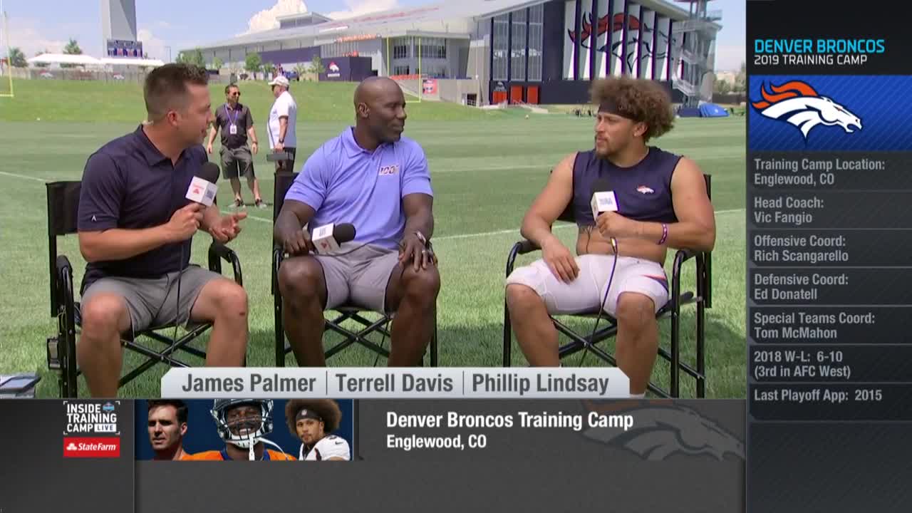 Phillip Lindsay asks Terrell Davis if he can 'rock' No. 30