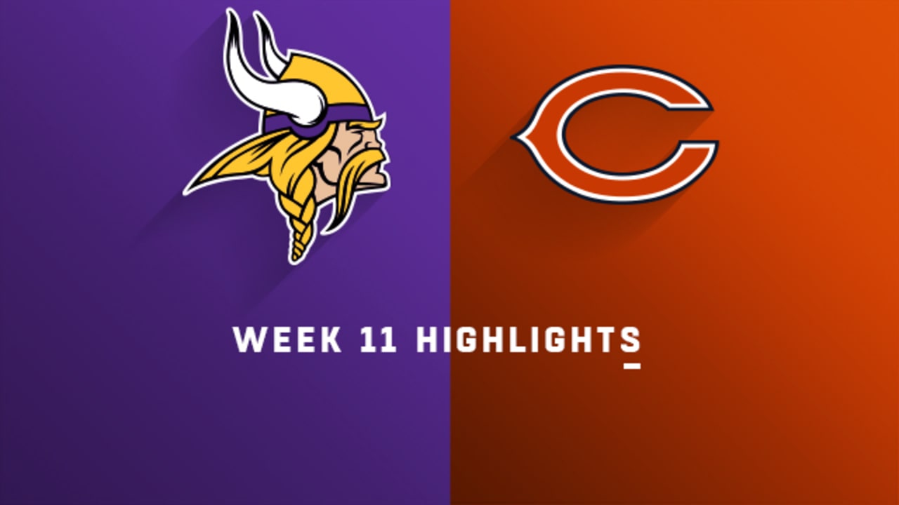Vikings vs. Bears highlights Week 11