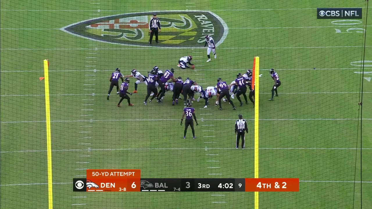 Denver Broncos kicker Brandon McManus' 50yard FG extends Broncos' lead