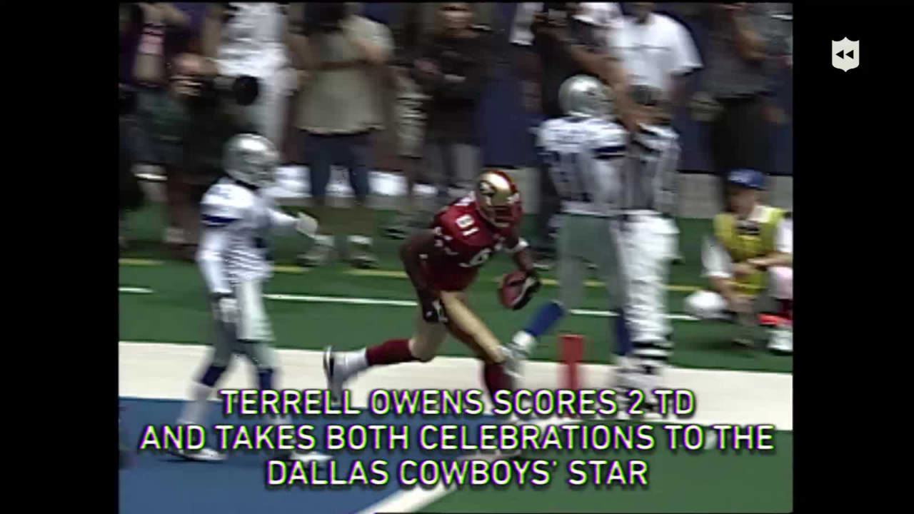16 years ago, Terrell Owens celebrated on the Dallas star - Niners