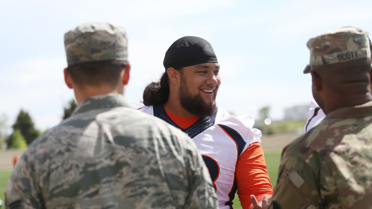 Denver Broncos partner with USAA in Salute to Service boot camp