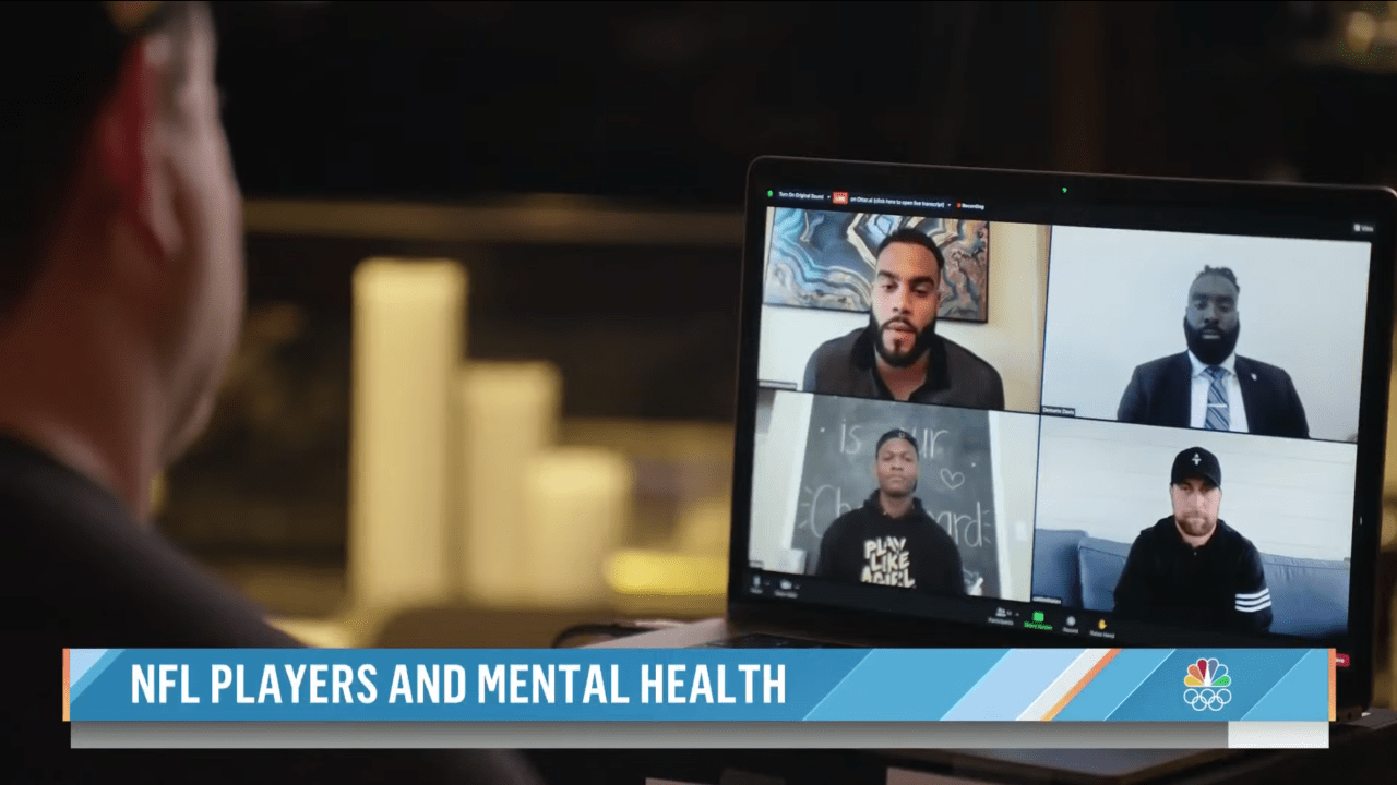 NFL Football Players Open Up About Mental Health