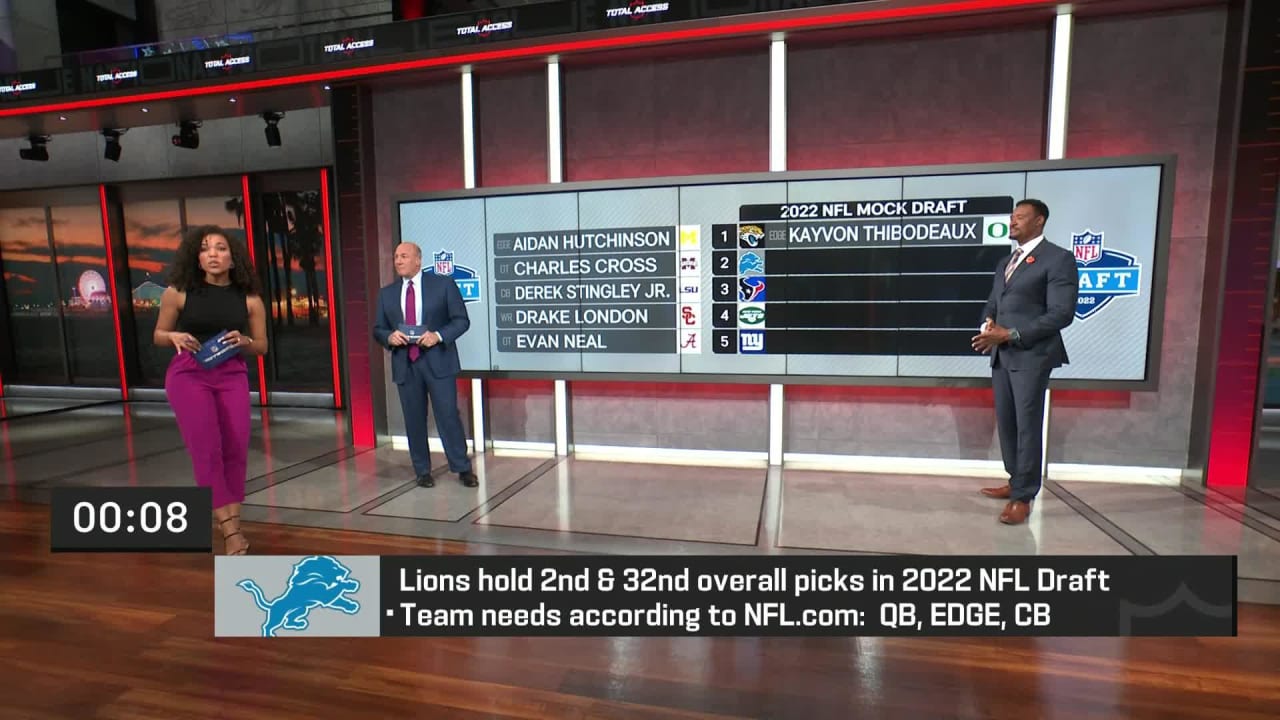 NFL Total Access: Scott Pioli, Willie McGinest offer 2022 mock draft