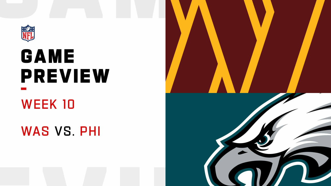 Eagles vs Commanders LIVE Streaming Scoreboard, Free Play-By-Play,  Highlights, News; NFL Week 10 