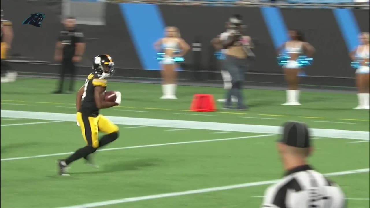 Pittsburgh Steelers wide receiver RayRay McCloud turns short pass into
