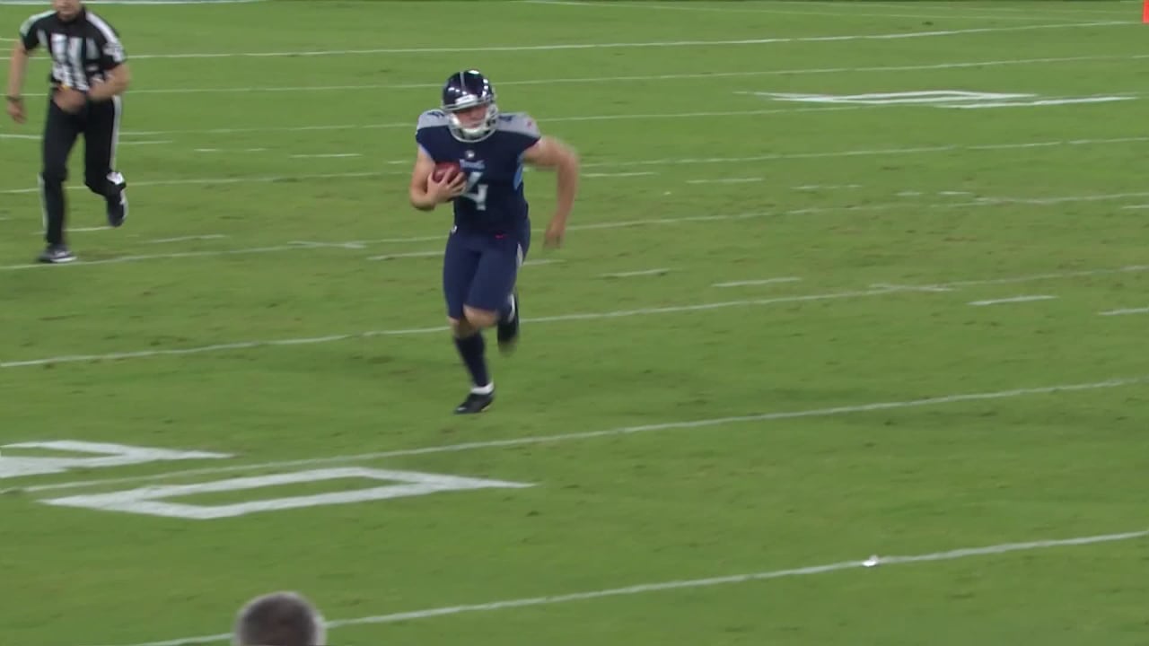 Tennessee Titans punter Ryan Stonehuse is taking the league by storm