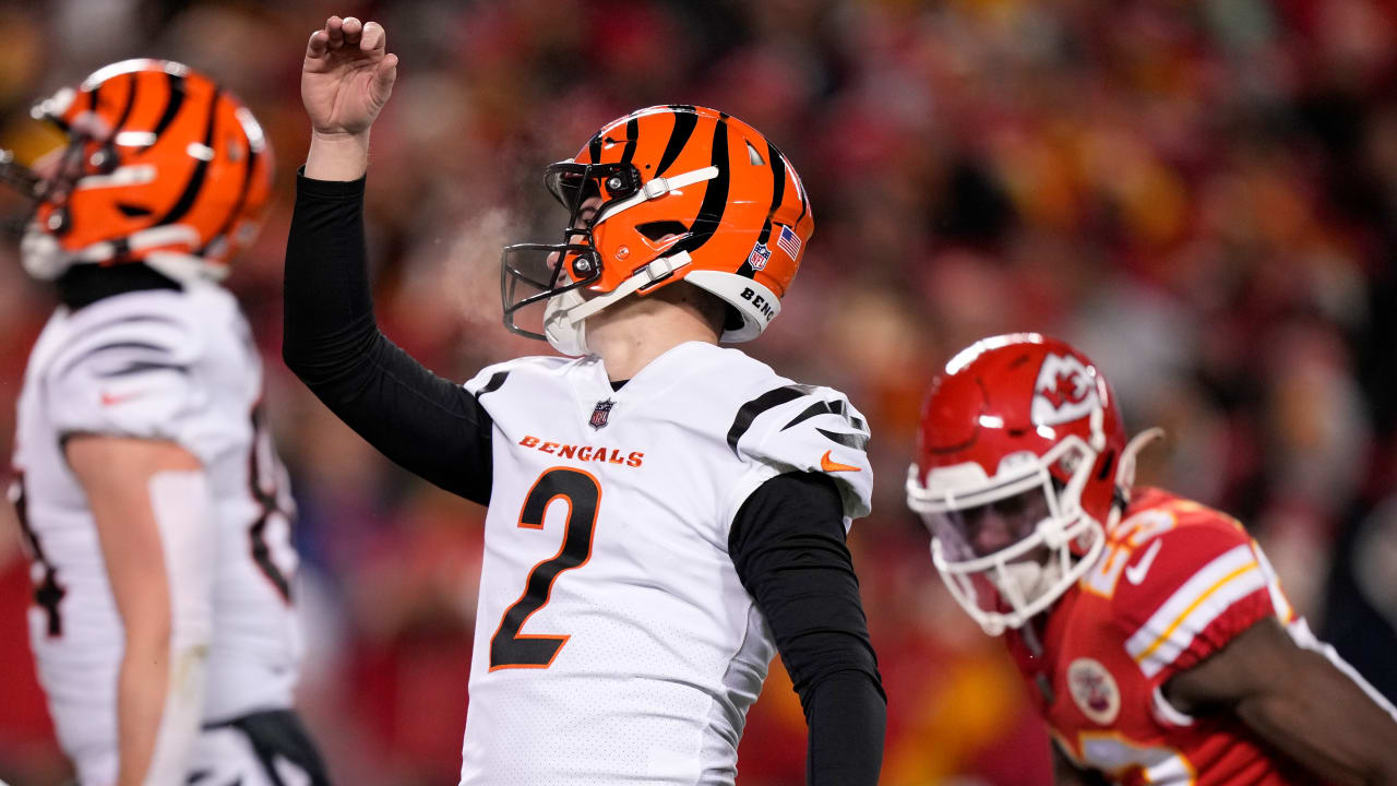 Cincinnati Bengals kicker Evan McPherson's 30yard FG gets Bengals on
