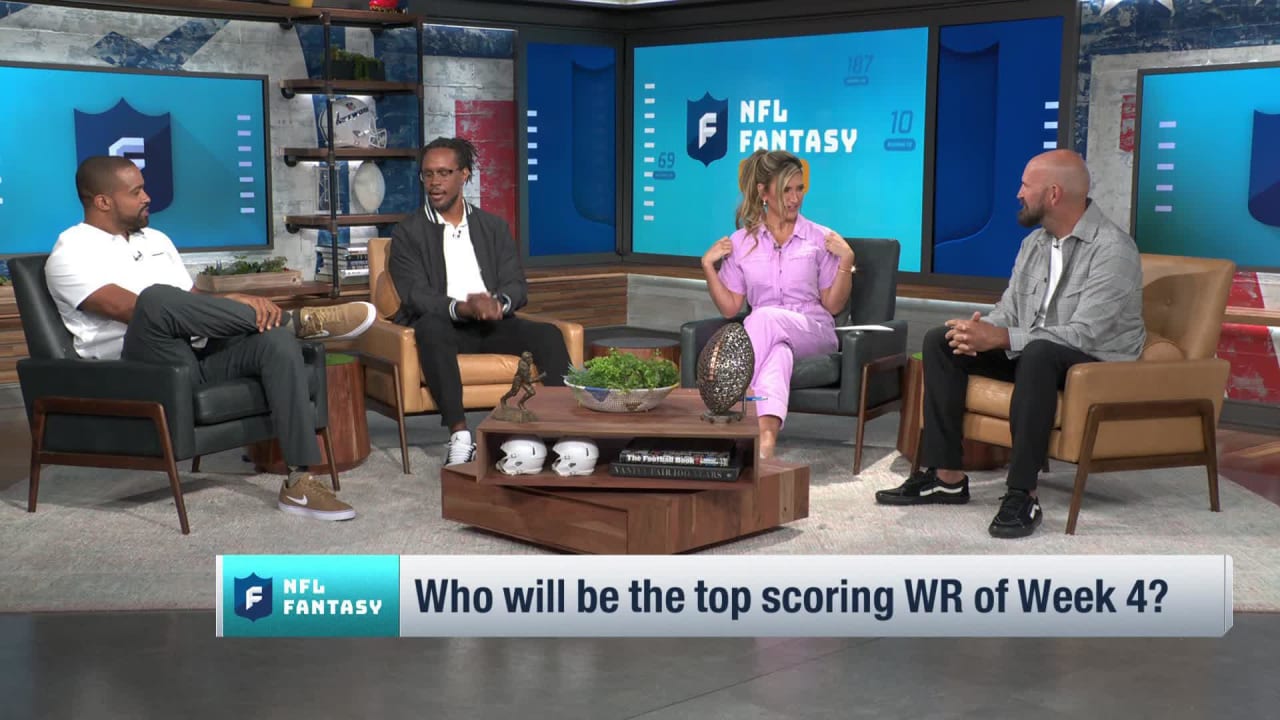 Top-scoring wide receiver predictions for Week 4 NFL Fantasy Live