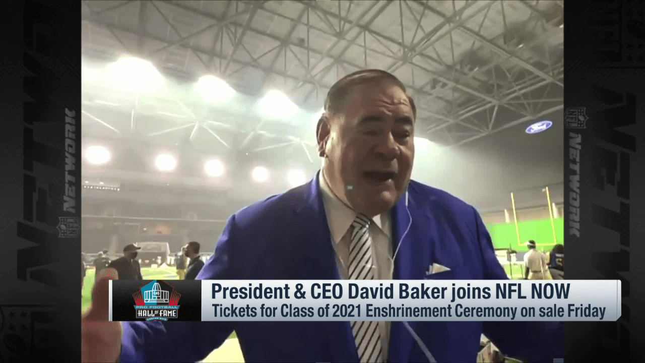 Pro Football Hall of Fame President David Baker announces retirement