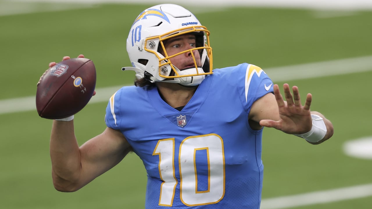 Los Angeles Chargers quarterback Justin Herbert puts 26-yard TD on top ...