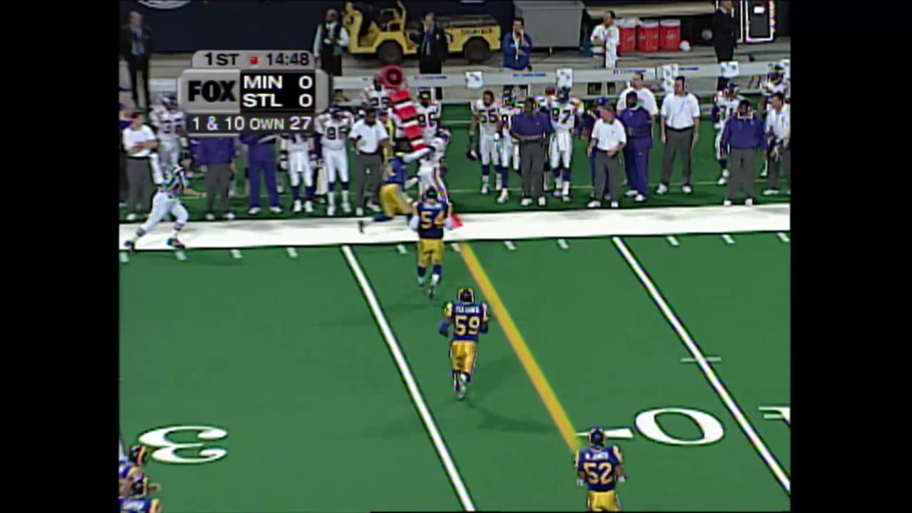 The Greatest Show On Turf's Electric Playoff Debut! (Vikings vs. Rams 1999  NFC DIV)